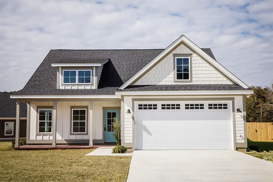 Freshly painted home exterior with clean trim lines